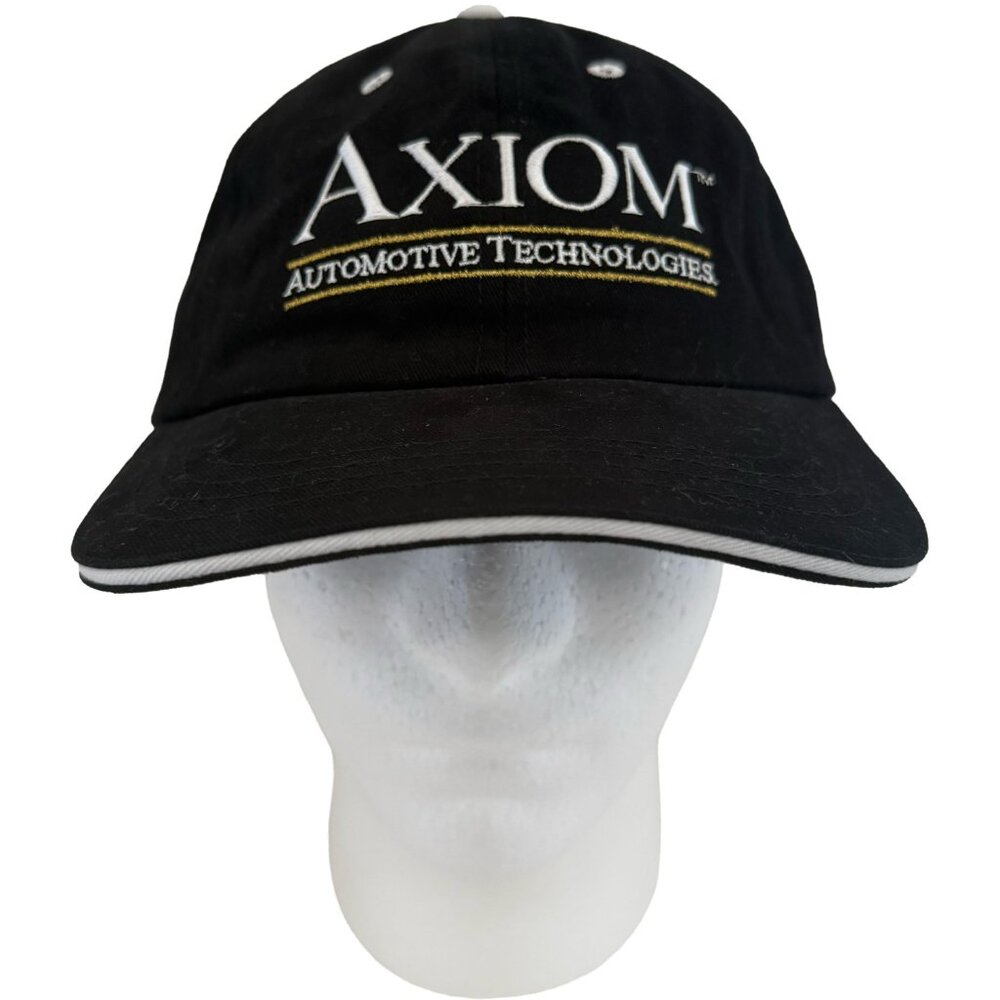 Axiom Automotive Technologies Black Adjustable Hat Mechanic Cap